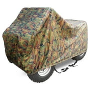 Unique Bargains Camouflage Color XL ATV Cover Waterproof Outdoor Resistant Protective 210x120x115cm
